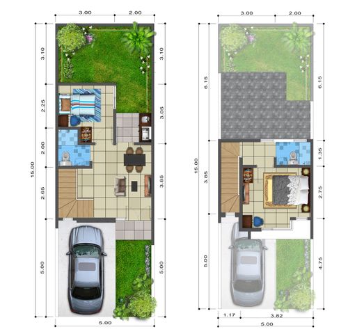 foto denah rumah tipe NEO ARCADIA-58 perumahan BUKIT DAGO