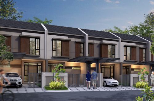 foto tampak rumah tipe GRANADA BLOULEVARD-59 perumahan BUKIT DAGO