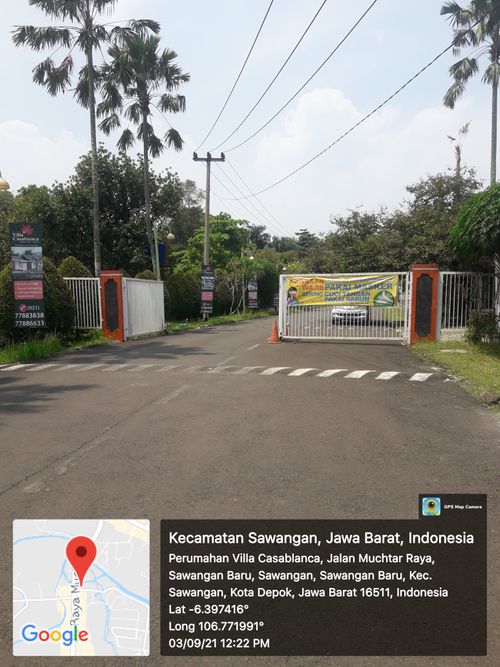 foto gerbang perumahan VILLA CASABLANCA