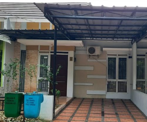 foto tampak rumah tipe Montana perumahan Metland Cileungsi Sektor 4
