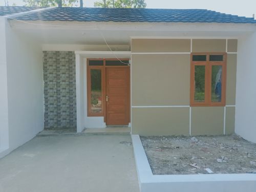foto tampak rumah tipe 30 m2 perumahan Pesona Ujungjaya Residence