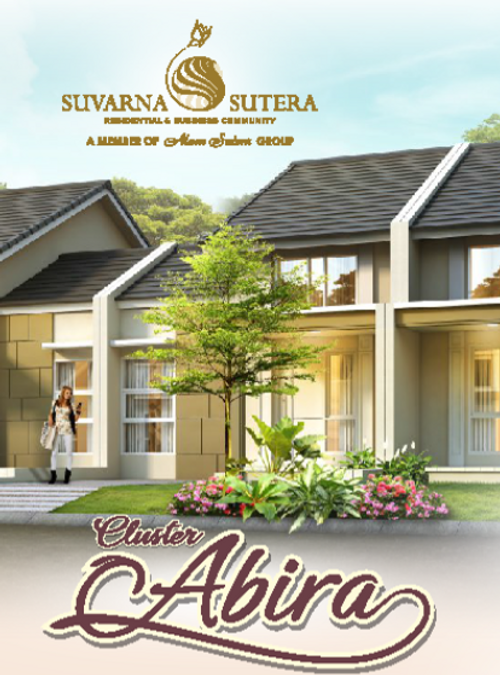 foto tampak rumah tipe NEO AVA perumahan Cluster Abira, Suvarna Sutera