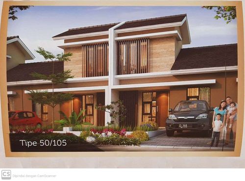 foto tampak rumah tipe 50/105 perumahan PESONA BALI CITY VIEW