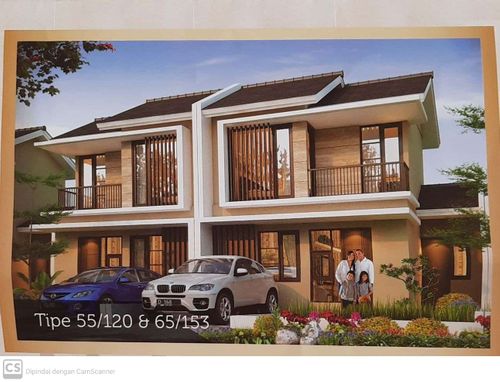 foto tampak rumah tipe 65/153 perumahan PESONA BALI CITY VIEW