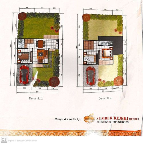 foto denah rumah tipe 65/153 perumahan PESONA BALI CITY VIEW