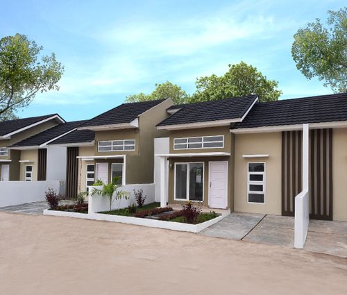 foto tampak rumah tipe Rumah Tinggal 46/87 (2) perumahan Griya Duta Mas Cluster Dandelion