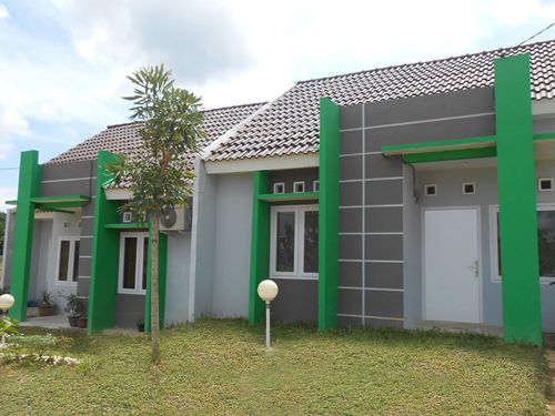 foto tampak rumah tipe 47 perumahan ASTON VILLA