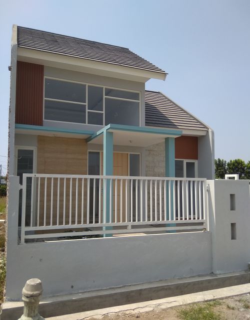 foto tampak rumah tipe 50/105 perumahan CITRA MANDIRI REGENCY