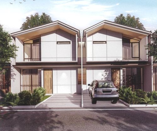 foto tampak rumah tipe 3 - Meadow Cottage perumahan Waterfront PT Lippo Cikarang Tbk