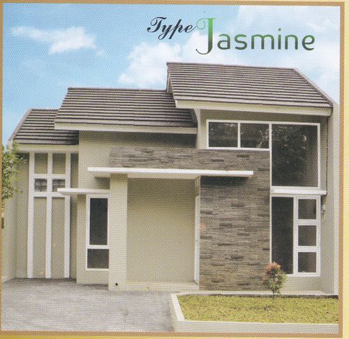 foto tampak rumah tipe Jasmine perumahan GRIYA SATRIA BUKIT NIRWANA