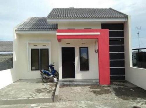 foto tampak rumah tipe 54 perumahan GRIYA GARUM REGENCY