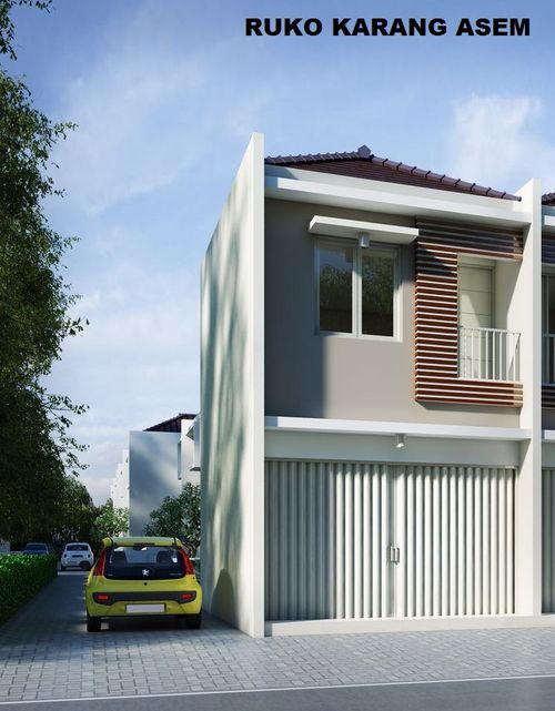 foto tampak rumah tipe RUKO perumahan REGENCY ONE @ KARANG ASEM