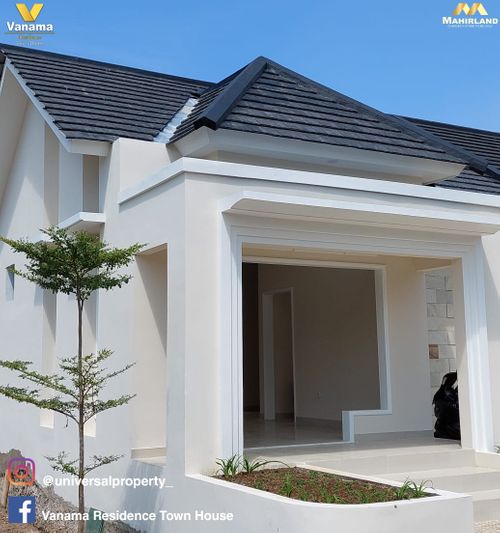 foto tampak rumah tipe asoka perumahan VANAMA RESIDENCE