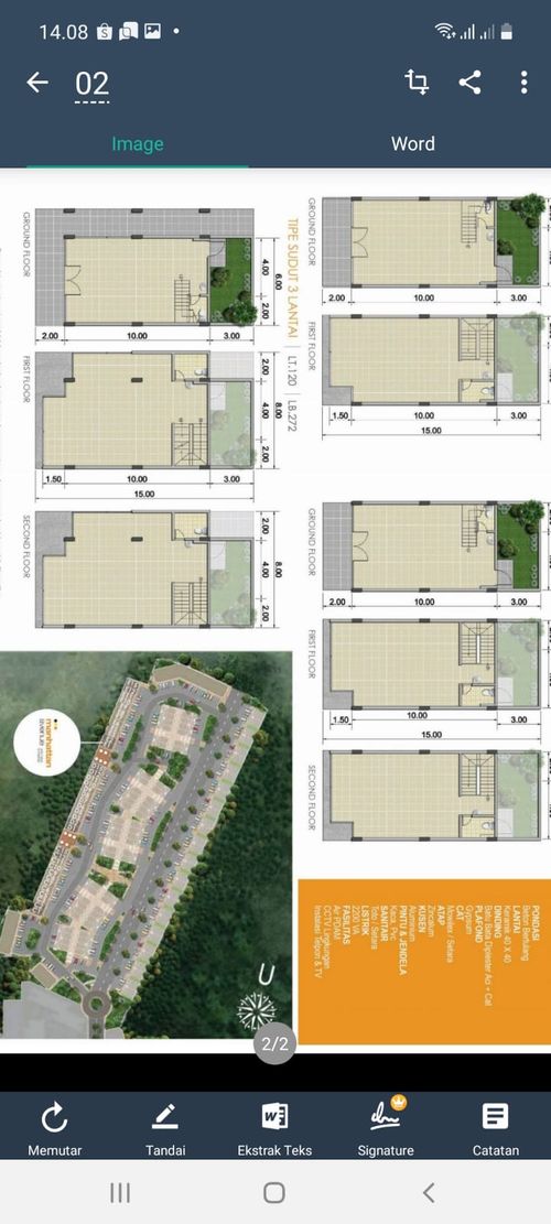 foto denah rumah tipe MANHATTAN AVENUE perumahan PERUMAHAN CITRALAND BANJARMASIN PKS PT. GRAHA ELOK ASTRI JAYA