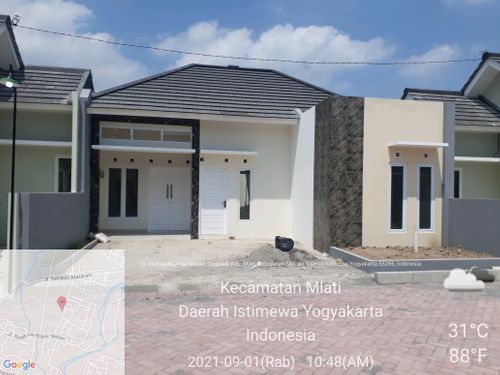 foto tampak rumah tipe NON HOOK perumahan LAVENDER TLOGOADI