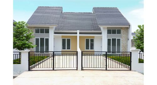 foto tampak rumah tipe Cattleya Boulevard 45/108 (Januari) perumahan DARMAWANGSA RESIDENCE