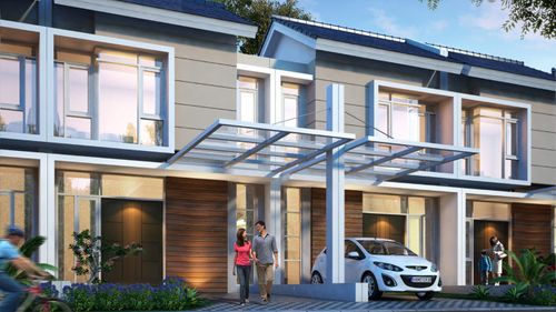 foto tampak rumah tipe NEW HUDSON - T61 perumahan GRAND DUTA CITY, BEKASI