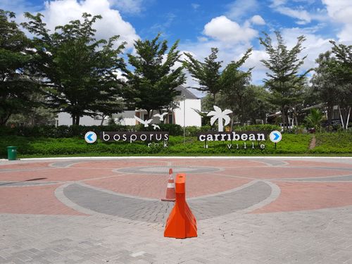 foto posisi tengah perumahan CitraLand Palu