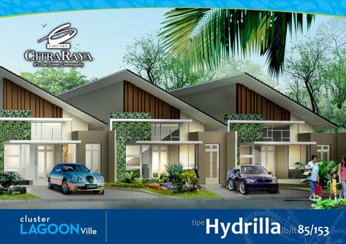 foto tampak rumah tipe HYDRILLA perumahan CITRA RAYA - CLUSTER LAGOON VILLE