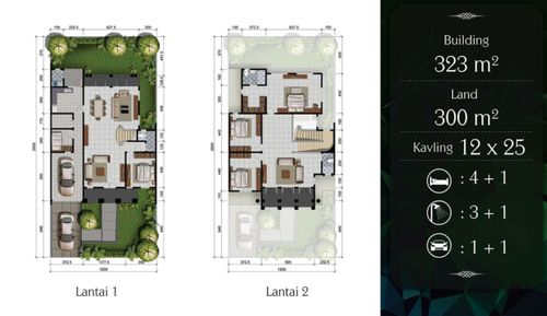 foto denah rumah tipe NEO VICTORIA perumahan CitraLand Kendari