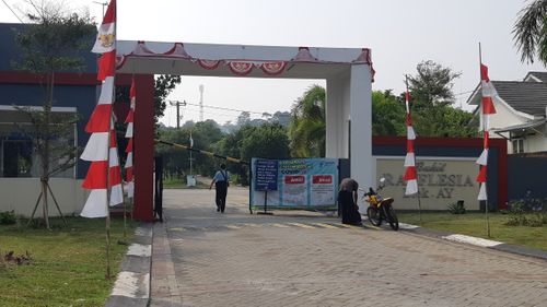 foto gerbang perumahan CitraIndah City Ruko Rafflesia