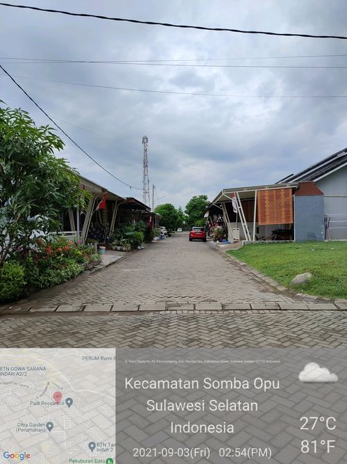 foto posisi tengah perumahan Padi Residence