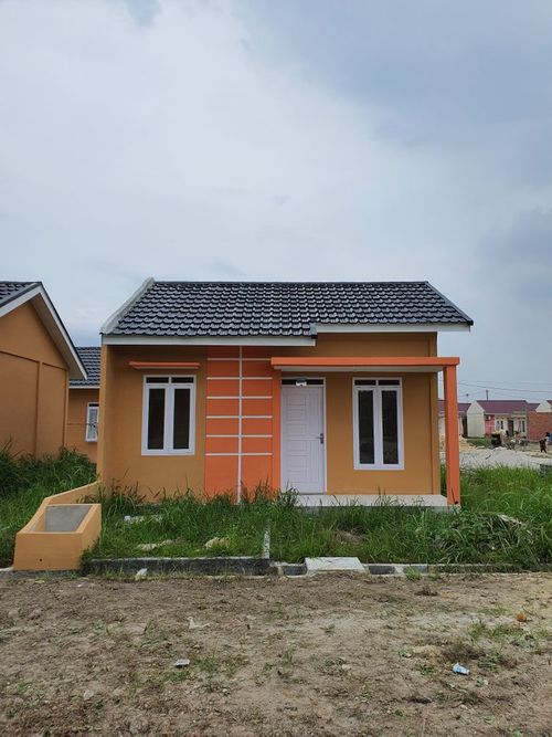 foto tampak rumah tipe RSH 36/108 perumahan Ufaira residence tahap 3