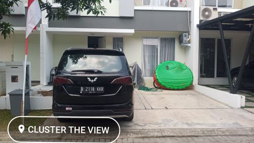 foto tampak rumah tipe LILAC perumahan SERPONG JAYA THE VIEW