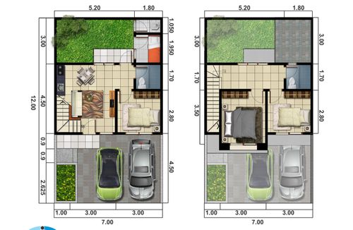 foto denah rumah tipe LILAC perumahan SERPONG JAYA THE VIEW