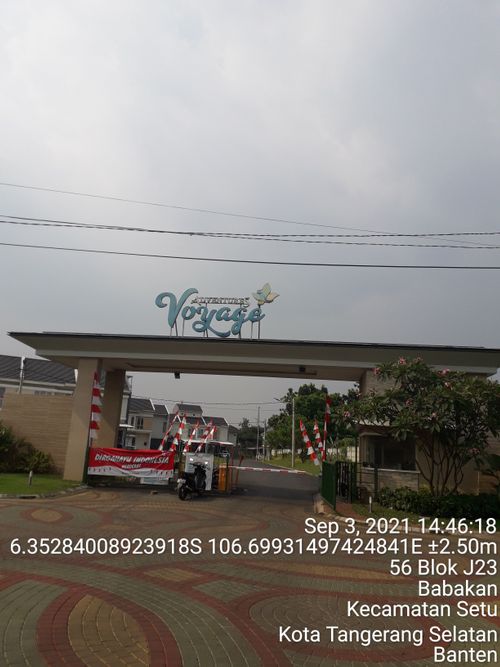 foto gerbang perumahan PARADISE SERPONG CITY BLOK P