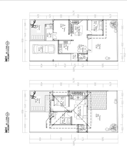 foto denah rumah tipe 98 perumahan CAKRA LAND TOWN HOUSE