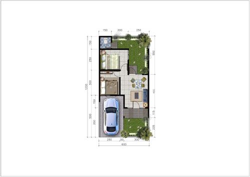 foto denah rumah tipe Lavender perumahan KHAYANGAN RESIDENCE