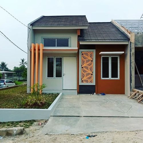 foto tampak rumah tipe ARANDA perumahan CASA GREEN RESIDENCE