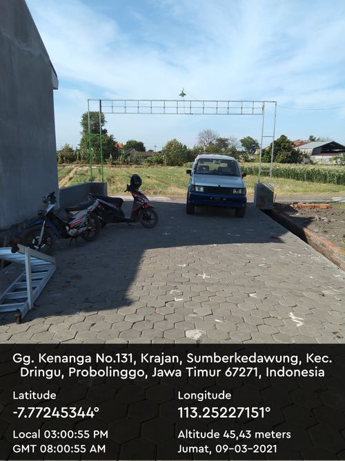 foto gerbang perumahan Permata Kedung Dalem Asri