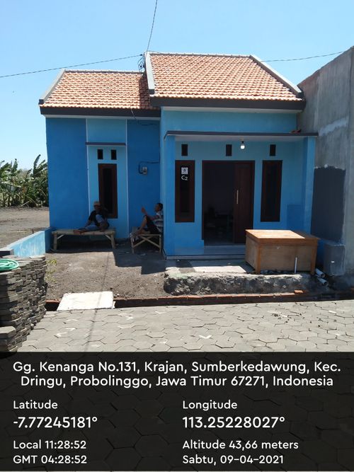 foto contoh rumah perumahan Permata Kedung Dalem Asri