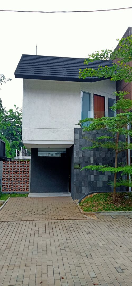 foto tampak rumah tipe Chelsea A/01 perumahan Chelsea Modern Home