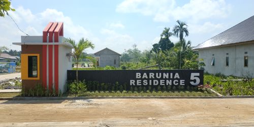 foto gerbang perumahan BARUNIA RESIDENCE 5 BLOK D