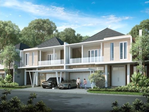 foto tampak rumah tipe WILLOW STANDART 1 perumahan CITRALAND TEGAL