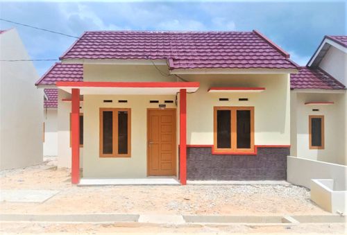 foto tampak rumah tipe 36 perumahan Andika Berkah Residence