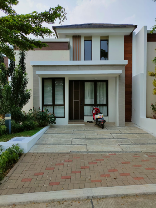 foto tampak rumah tipe CARONI perumahan PERUMAHAN CITRA SENTUL RAYA
