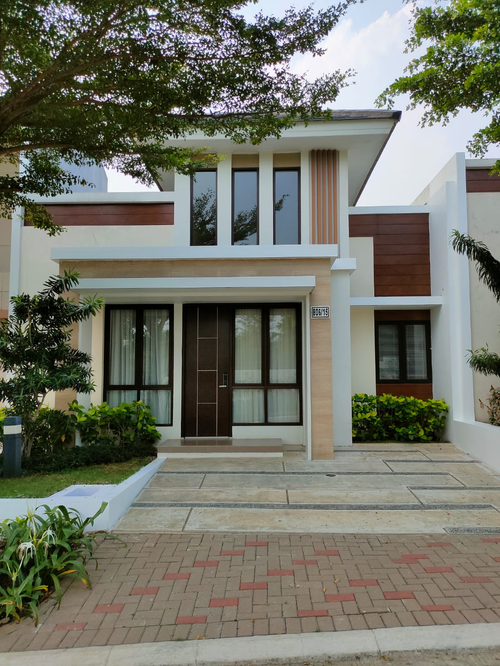foto tampak rumah tipe VENTUARI perumahan PERUMAHAN CITRA SENTUL RAYA