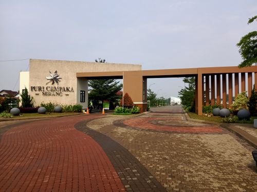 foto gerbang perumahan KSO PURI CEMPAKA