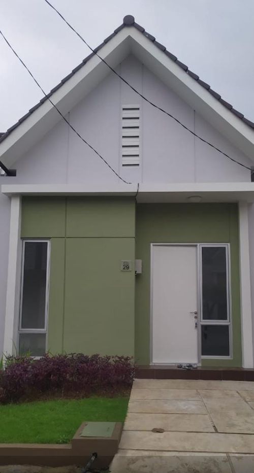 foto tampak rumah tipe NAPOLI @6 JL.PORTO 1 NO. 29 perumahan CLUSTER NAPOLI @6 VILLAGE