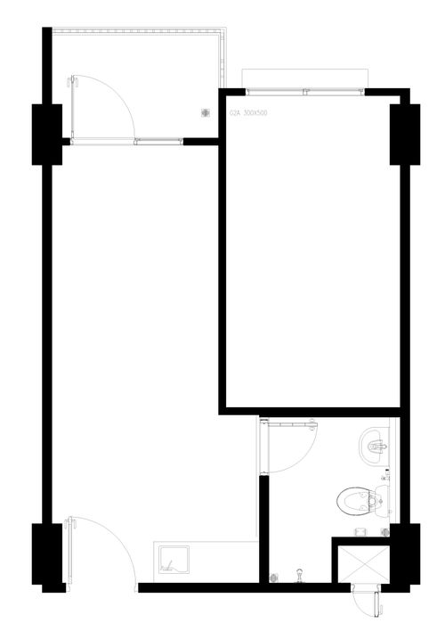 foto denah rumah tipe 1 BR perumahan Apartemen Signature Park Grande