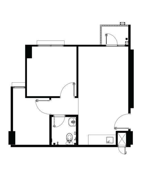 foto denah rumah tipe 2BRD perumahan Apartemen Signature Park Grande