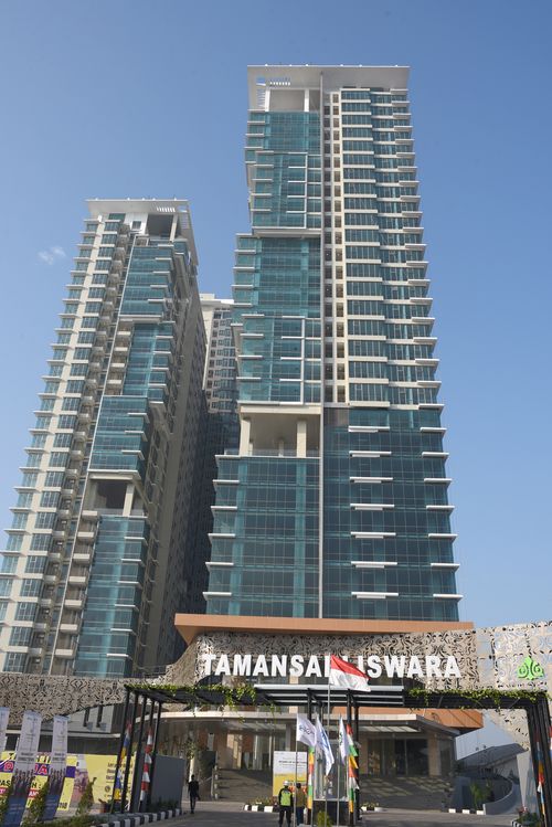 foto gerbang perumahan TAMANSARI ISWARA APARTMENT