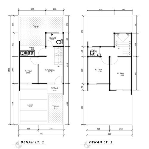 foto denah rumah tipe 47 Compact perumahan G-Land Katapang Residence 1