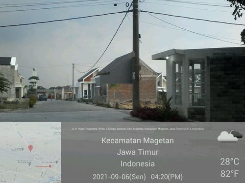 foto gerbang perumahan Omah Cintong Sejahtera