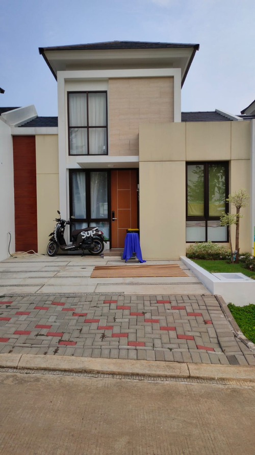 foto tampak rumah tipe COLOGNE STD - EXTENSION perumahan PERUMAHAN CITRA SENTUL RAYA