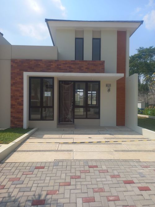 foto tampak rumah tipe CEVENNES perumahan PERUMAHAN CITRA SENTUL RAYA